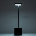 GloboStar® JOJO 76520 Επαναφορτιζόμενο Επιτραπέζιο Φωτιστικό Πορτατίφ LED 1.5W 105lm 120° DC 5V IP44 CCT Ultra Θερμό 1500K - Φυσικό Λευκό 4500K - Ψυχρό Λευκό 6000K Dimmable Μαύρο Αλουμίνιο - Μ8 x Π8 x Υ34cm - 2 Χρόνια Εγγύηση - Image 13