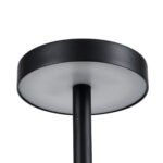 GloboStar® JOJO 76520 Επαναφορτιζόμενο Επιτραπέζιο Φωτιστικό Πορτατίφ LED 1.5W 105lm 120° DC 5V IP44 CCT Ultra Θερμό 1500K - Φυσικό Λευκό 4500K - Ψυχρό Λευκό 6000K Dimmable Μαύρο Αλουμίνιο - Μ8 x Π8 x Υ34cm - 2 Χρόνια Εγγύηση - Image 7