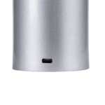 GloboStar® JOJO 76521 Επαναφορτιζόμενο Επιτραπέζιο Φωτιστικό Πορτατίφ LED 1.5W 105lm 120° DC 5V IP44 CCT Ultra Θερμό 1500K - Φυσικό Λευκό 4500K - Ψυχρό Λευκό 6000K Dimmable Ασημί Αλουμίνιο - Μ8 x Π8 x Υ34cm - 2 Χρόνια Εγγύηση - Image 8