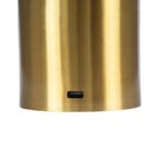 GLOBOSTAR® JOJO 76523 Μοντέρνο Επιτραπέζιο Φωτιστικό LED 1.5W 105lm 120° DC 5V με USB με Επαναφορτιζόμενη Μπαταρία Li-ion 3.7V 1800mAh IP44 Ρυθμιζόμενο Λευκό CCT με Αφή 1500K/4500K/6000K Dimmable - Lumileds SMD Chip - Χρυσό - Μ8 x Π8 x Υ34cm - 2 Χρόνια Εγγύηση - Image 8