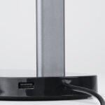 GLOBOSTAR® ONO 76530 Μοντέρνο Επιτραπέζιο Φωτιστικό Γραφείου με Ασύρματη Φόρτιση 10W 2A LED 5W 500lm 180° DC 5V με USB IP20 Ρυθμιζόμενο Λευκό CCT με Αφή 2700K/4500K/6000K Dimmable - Sanan SMD Chip - Μαύρο - Μ25 x Π10.5 x Υ35.5cm - 2 Χρόνια Εγγύηση - Image 11