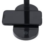 GLOBOSTAR® ONO 76530 Μοντέρνο Επιτραπέζιο Φωτιστικό Γραφείου με Ασύρματη Φόρτιση 10W 2A LED 5W 500lm 180° DC 5V με USB IP20 Ρυθμιζόμενο Λευκό CCT με Αφή 2700K/4500K/6000K Dimmable - Sanan SMD Chip - Μαύρο - Μ25 x Π10.5 x Υ35.5cm - 2 Χρόνια Εγγύηση - Image 8