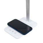 GLOBOSTAR® ONO 76532 Μοντέρνο Επιτραπέζιο Φωτιστικό Γραφείου με Ασύρματη Φόρτιση 10W 2A LED 3.5W 350lm 90° DC 5V με USB-C IP20 Ρυθμιζόμενο Λευκό CCT με Αφή 2700K/4500K/6000K Dimmable - Sanan SMD Chip - Λευκό - Μ18 x Π12 x Υ36cm - 2 Χρόνια Εγγύηση - Image 5