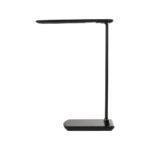 GLOBOSTAR® ONO 76533 Μοντέρνο Επιτραπέζιο Φωτιστικό Γραφείου με Ασύρματη Φόρτιση 10W 2A LED 3.5W 350lm 90° DC 5V με USB-C IP20 Ρυθμιζόμενο Λευκό CCT με Αφή 2700K/4500K/6000K Dimmable - Sanan SMD Chip - Μαύρο - Μ18 x Π12 x Υ36cm - 2 Χρόνια Εγγύηση - Image 3