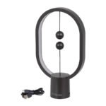 GloboStar® 76544 Επιτραπέζιο Φωτιστικό Πορτατίφ LED 15W 1500lm 360° DC 5V IP20 Θερμό Λευκό 2700K Μαύρο & Λευκό Πλαστικό - Μ14 x Π5.5 x Υ24.8cm - 2 Xρόνια Εγγύηση - Image 9