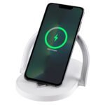 GloboStar® ECLIPSE 76559 Επιτραπέζιο Φωτιστικό Πορτατίφ LED 15W 1200lm 180° AC 220-240V IP20 Φυσικό Λευκό 4500K Dimmable Λευκό Πλαστικό - Μ17 x Π13 x Υ10cm - 2 Xρόνια Εγγύηση - Image 4