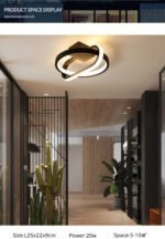 SE LED 21 ARLO BLACK AND GOLD CEILING 16W 3CCT WITH MEMORY 2 YEARS WARRANTY Ζ3 - Image 2