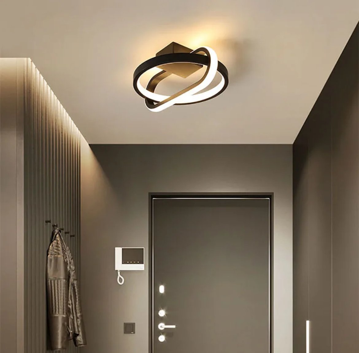 77-50472 SE LED 21 ARLO BLACK AND GOLD CEILING 16W 3CCT WITH MEMORY 2 YEARS WARRANTY Ζ3 - Image 1