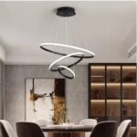 SE LED 60 DAMITA BLACK PENDANT 60-40-20x100cm 70W 3CCT WITH MEMORY IP20 2 YEARS WARRANTY Α2