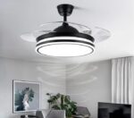 SE LED 36 FAMA BLACK FAN 105x35cm 36W IP20 3CCT WITH MEMORY 2 YEARS WARRANTY - Image 2