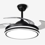 SE LED 36 FAMA BLACK FAN 105x35cm 36W IP20 3CCT WITH MEMORY 2 YEARS WARRANTY