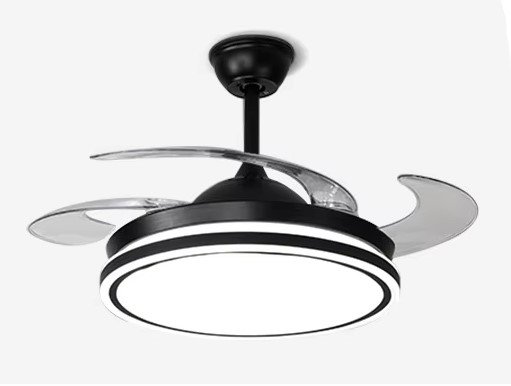 77-50619-fisrt SE LED 36 FAMA BLACK FAN 105x35cm 36W IP20 3CCT WITH MEMORY 2 YEARS WARRANTY - Image 1