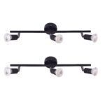 SE 140-B3 (x2) Saba Packet Black adjustable spotlight+