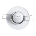 GLOBOSTAR® DELTA 77800 Χωνευτή Κινούμενη Βάση για Σποτ MR11 με Ντουί GU10/GU5.3 IP20 - Λευκό - Μ7 x Π7 x Υ2.1cm / Q5.5cm - Image 6