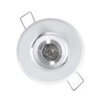 GLOBOSTAR® DELTA 77800 Χωνευτή Κινούμενη Βάση για Σποτ MR11 με Ντουί GU10/GU5.3 IP20 - Λευκό - Μ7 x Π7 x Υ2.1cm / Q5.5cm - Image 8