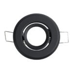 GLOBOSTAR® DELTA 77801 Χωνευτή Κινούμενη Βάση για Σποτ MR11 με Ντουί GU10/GU5.3 IP20 - Μαύρο Ματ - Μ7 x Π7 x Υ2.1cm / Q5.5cm - Image 3