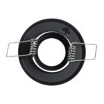 GLOBOSTAR® DELTA 77801 Χωνευτή Κινούμενη Βάση για Σποτ MR11 με Ντουί GU10/GU5.3 IP20 - Μαύρο Ματ - Μ7 x Π7 x Υ2.1cm / Q5.5cm - Image 5