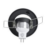 GLOBOSTAR® DELTA 77801 Χωνευτή Κινούμενη Βάση για Σποτ MR11 με Ντουί GU10/GU5.3 IP20 - Μαύρο Ματ - Μ7 x Π7 x Υ2.1cm / Q5.5cm - Image 7