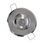 GLOBOSTAR® RAFY 77802 Χωνευτή Κινούμενη Βάση για Σποτ MR11 με Ντουί GU10/GU5.3 IP20 - Νίκελ Χρώμιο - Μ7 x Π7 x Υ2.1cm / Q5cm - Image 7