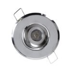 GLOBOSTAR® DELTA 77803 Χωνευτή Κινούμενη Βάση για Σποτ MR11 με Ντουί GU10/GU5.3 IP20 - Νίκελ Βούρτσας - Μ7 x Π7 x Υ2.1cm / Q5.5cm - Image 8