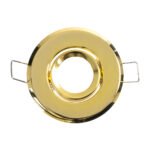 GLOBOSTAR® DELTA 77804 Χωνευτή Κινούμενη Βάση για Σποτ MR11 με Ντουί GU10/GU5.3 IP20 - Χρυσό Πλατίνα - Μ7 x Π7 x Υ2.1cm / Q5.5cm - Image 3