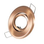 GLOBOSTAR® DELTA 77805 Χωνευτή Κινούμενη Βάση για Σποτ MR11 με Ντουί GU10/GU5.3 IP20 - Χάλκινο - Μ7 x Π7 x Υ2.1cm / Q5.5cm