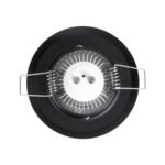 GLOBOSTAR® DELTA 77808 Χωνευτή Βάση για Σποτ MR16 με Ντουί GU10/GU5.3 IP20 - Μαύρο Ματ - Μ8.3 x Π8.3 x Υ3.1cm / Q6cm - Image 5