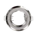 GLOBOSTAR® RAFY 77809 Χωνευτή Βάση για Σποτ MR16 με Ντουί GU10/GU5.3 IP20 - Νίκελ Βούρτσας - Μ8.3 x Π8.3 x Υ3.1cm / Q6cm - Image 4