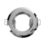 GLOBOSTAR® RAFY 77810 Χωνευτή Βάση για Σποτ MR16 με Ντουί GU10/GU5.3 IP20 - Νίκελ Χρώμιο - Μ8.3 x Π8.3 x Υ3.1cm / Q6cm - Image 3