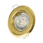 GLOBOSTAR® DELTA 77811 Χωνευτή Βάση για Σποτ MR16 με Ντουί GU10/GU5.3 IP20 - Χρυσό Πλατίνα - Μ8.3 x Π8.3 x Υ3.1cm / Q6cm - Image 6