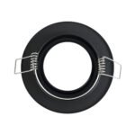 GLOBOSTAR® DELTA 77815 Χωνευτή Κινούμενη Βάση για Σποτ MR16 με Ντουί GU10/GU5.3 IP20 - Μαύρο Ματ - Μ9.2 x Π9.2 x Υ2.8cm / Q7.6cm - Image 5