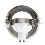 GLOBOSTAR® RAFY 77816 Χωνευτή Κινούμενη Βάση για Σποτ MR16 για Ντουί GU10/GU5.3 IP20 - Νίκελ Βούρτσας - Μ9.2 x Π9.2 x Υ3.1cm / Q7cm - Image 7