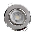 GLOBOSTAR® RAFY 77816 Χωνευτή Κινούμενη Βάση για Σποτ MR16 για Ντουί GU10/GU5.3 IP20 - Νίκελ Βούρτσας - Μ9.2 x Π9.2 x Υ3.1cm / Q7cm - Image 8