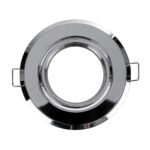 GLOBOSTAR® RAFY 77817 Χωνευτή Κινούμενη Βάση για Σποτ MR16 με Ντουί GU10/GU5.3 IP20 - Νίκελ Χρώμιο - Μ9.2 x Π9.2 x Υ3.1cm / Q7cm - Image 3