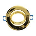 GLOBOSTAR® DELTA 77818 Χωνευτή Κινούμενη Βάση για Σποτ MR16 με Ντουί GU10/GU5.3 IP20 - Χρυσό Πλατίνα - Μ9.2 x Π9.2 x Υ2.8cm / Q7.6cm - Image 4