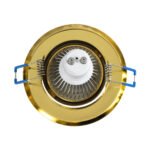 GLOBOSTAR® DELTA 77818 Χωνευτή Κινούμενη Βάση για Σποτ MR16 με Ντουί GU10/GU5.3 IP20 - Χρυσό Πλατίνα - Μ9.2 x Π9.2 x Υ2.8cm / Q7.6cm - Image 6