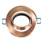 GLOBOSTAR® DELTA 77819 Χωνευτή Κινούμενη Βάση για Σποτ MR16 με Ντουί GU10/GU5.3 IP20 - Χάλκινο - Μ9.2 x Π9.2 x Υ2.8cm / Q7.6cm - Image 4