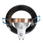 GLOBOSTAR® DELTA 77819 Χωνευτή Κινούμενη Βάση για Σποτ MR16 με Ντουί GU10/GU5.3 IP20 - Χάλκινο - Μ9.2 x Π9.2 x Υ2.8cm / Q7.6cm - Image 7