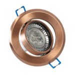 GLOBOSTAR® DELTA 77819 Χωνευτή Κινούμενη Βάση για Σποτ MR16 με Ντουί GU10/GU5.3 IP20 - Χάλκινο - Μ9.2 x Π9.2 x Υ2.8cm / Q7.6cm - Image 8