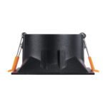 GLOBOSTAR® ALPHA 77833 Χωνευτή Κινούμενη Βάση για Σποτ MR16 με Ντουί GU10/GU5.3 IP20 - Μαύρο Ματ - Μ9 x Π9 x Υ4.5cm / Q8.3cm - Image 8