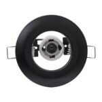 GLOBOSTAR® ALIBA 77841 Χωνευτή Βάση για Σποτ R50 με Ντουί E14 IP20 - Μαύρο Ματ - Μ9.2 x Π9.2 x Υ9.5cm / Q7cm - Image 3