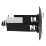 GLOBOSTAR® ALIBA 77841 Χωνευτή Βάση για Σποτ R50 με Ντουί E14 IP20 - Μαύρο Ματ - Μ9.2 x Π9.2 x Υ9.5cm / Q7cm - Image 4