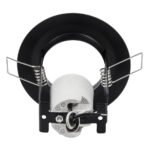 GLOBOSTAR® ALIBA 77841 Χωνευτή Βάση για Σποτ R50 με Ντουί E14 IP20 - Μαύρο Ματ - Μ9.2 x Π9.2 x Υ9.5cm / Q7cm - Image 5