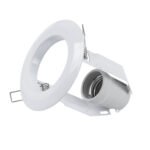 GLOBOSTAR® ACIDA 77844 Χωνευτή Βάση για Σποτ R63 με Ντουί E27 IP20 - Λευκό - Μ11 x Π11 x Υ11cm / Q9cm