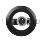 GLOBOSTAR® ACIDA 77845 Χωνευτή Βάση για Σποτ R63 με Ντουί E27 IP20 - Μαύρο Ματ - Μ11 x Π11 x Υ11cm / Q9cm - Image 3