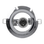 GLOBOSTAR® ACIDA 77847 Χωνευτή Βάση για Σποτ R63 με Ντουί E27 IP20 - Νίκελ Χρώμιο - Μ11 x Π11 x Υ11cm / Q9cm - Image 3