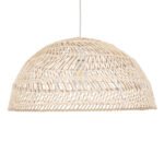 GLOBOSTAR® COMORES 01728 Boho Κρεμαστό Φωτιστικό Οροφής με Ντουί 1 x E27 AC 220-240V IP20 - Μπεζ - Μ60 x Π60 x Y29cm - Image 2