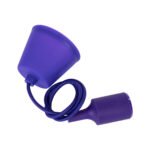 GLOBOSTAR® CABLITO 61560 Μοντέρνο Κρεμαστό Φωτιστικό Οροφής με Ντουί 1 x E27 AC 220-240V IP20 - Μωβ - Μ4 x Π4 x Υ110cm - Image 5