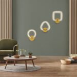 GLOBOSTAR® ELIZA 61344 Μοντέρνο Φωτιστικό Τοίχου - Απλίκα LED 8W 960lm 360° AC 220-240V IP20 Ρυθμιζόμενο Λευκό CCT με On/Off 2700K/4500K/6000K - Lumileds SMD Chip - Χρυσό - Μ22 x Π5 x Υ28.5cm - 3 Χρόνια Εγγύηση - Image 10