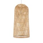 GLOBOSTAR® CALERO 01710 Boho Κρεμαστό Φωτιστικό Οροφής με Ντουί 1 x E27 AC 220-240V IP20 - Μπεζ - Μ25 x Π25 x Υ50cm - Image 2
